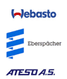 Webasto, Eberspacher, Ateso